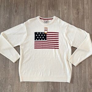 NWT Winchester American flag knit sweater men’s sz 5XL